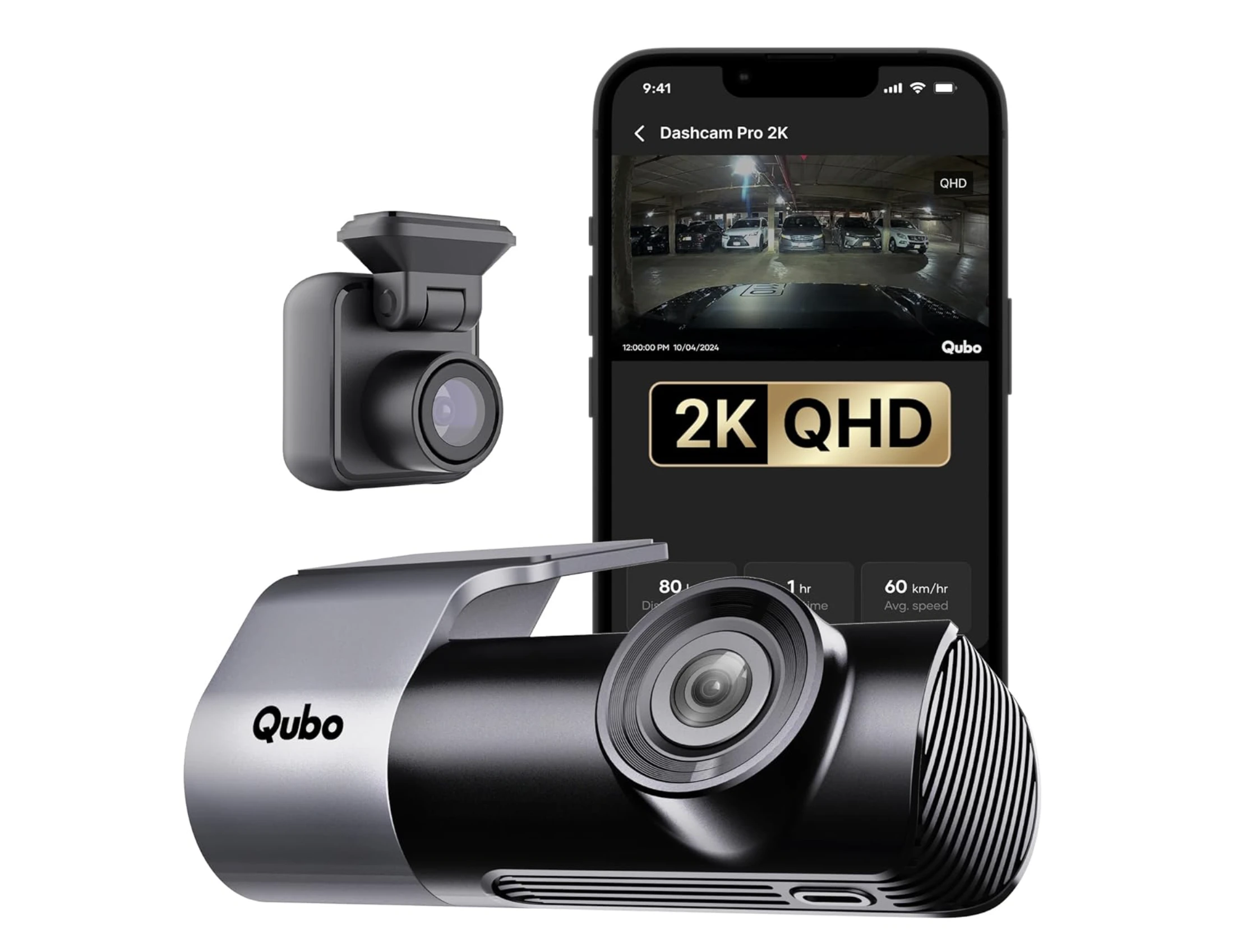 QUBO 2K WIFI DASH CAM