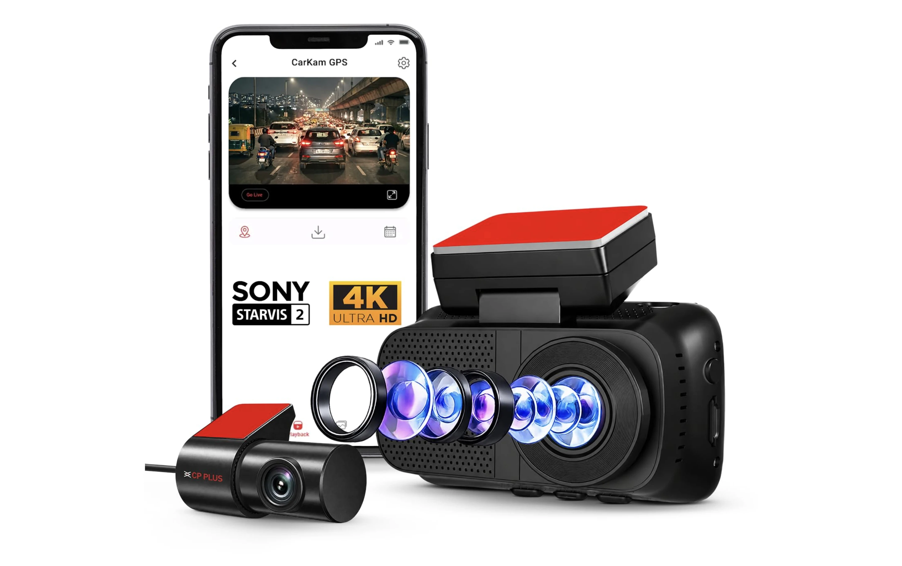 CP PLUS 4K WIFI DASH CAM